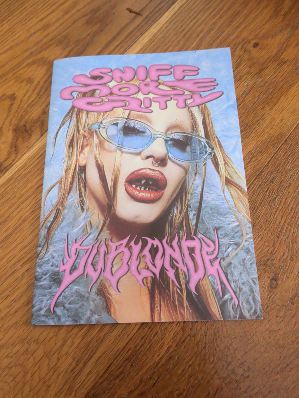 Du Blonde SNIFF MORE GRITTY LP Album Coloured Baby Blue Vinyl