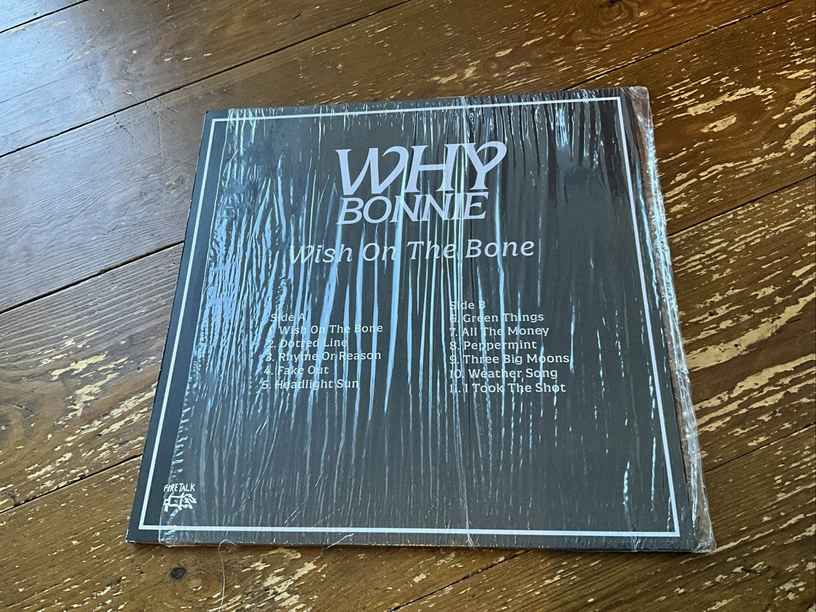 Why Bonnie | Wish On The Bone | Black Vinyl LP