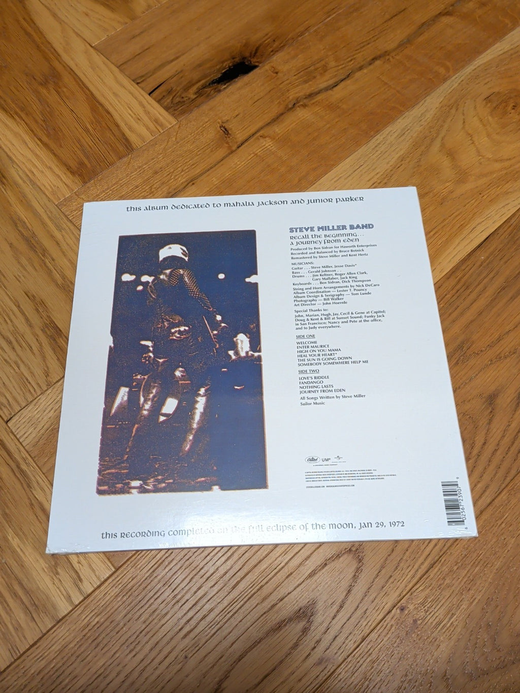 STEVE MILLER RECALL THE BEGINNING A JOURNEY FROM EDEN -LP vinyl BRAND NEW Sealed