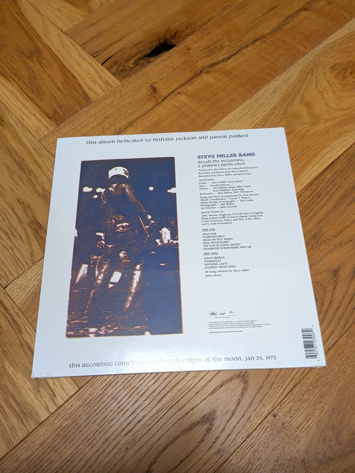 STEVE MILLER RECALL THE BEGINNING A JOURNEY FROM EDEN -LP vinyl BRAND NEW Sealed