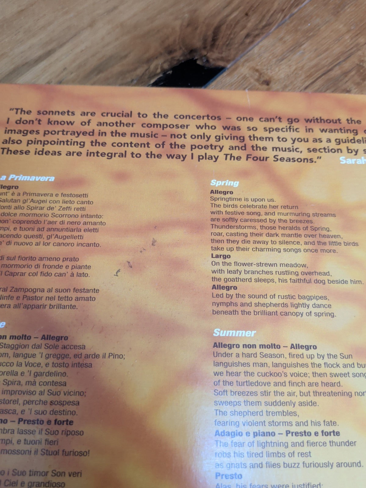 Antonio Vivaldi Vivaldi The Four Seasons  Vinyl LP Album