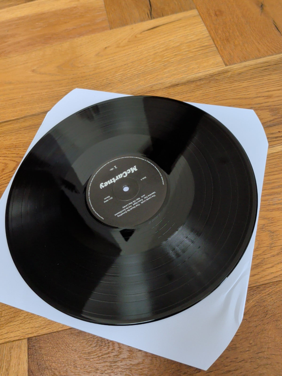 Paul McCartney McCartney Vinyl 12" Album 2017 LP Abbey Road Remaster