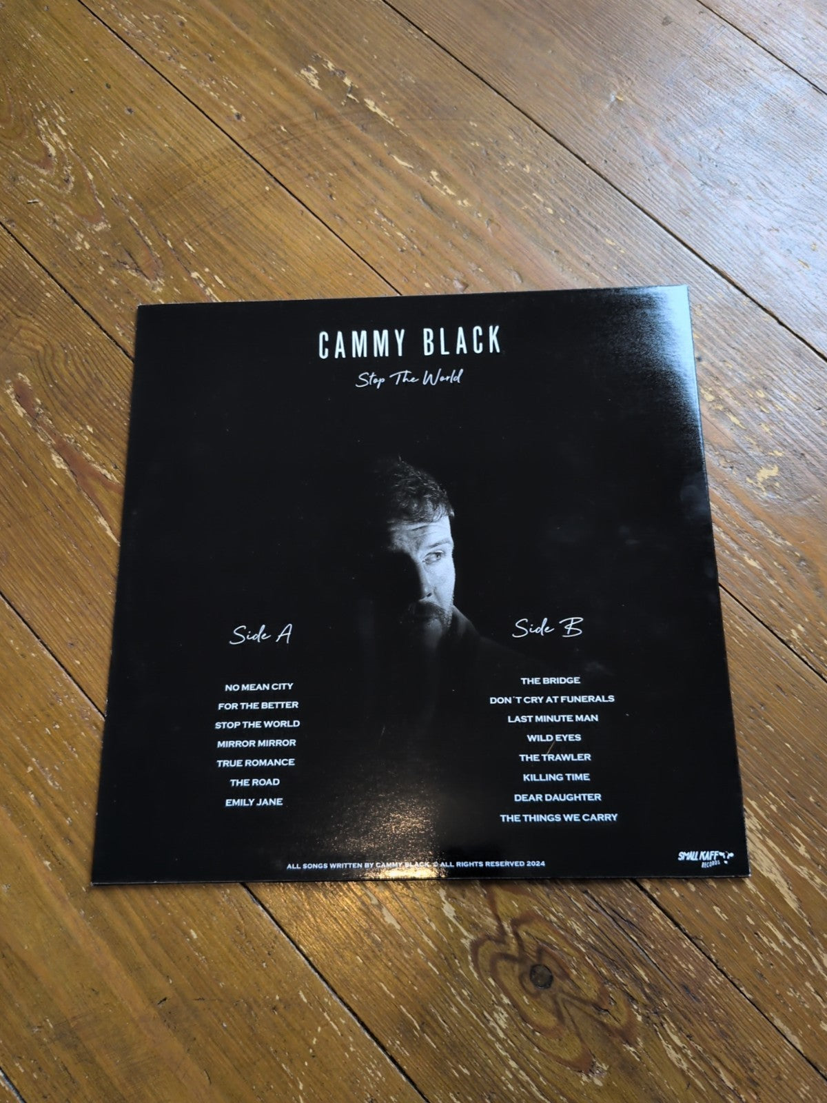 Cammy Black Stop The World Vinyl Signed