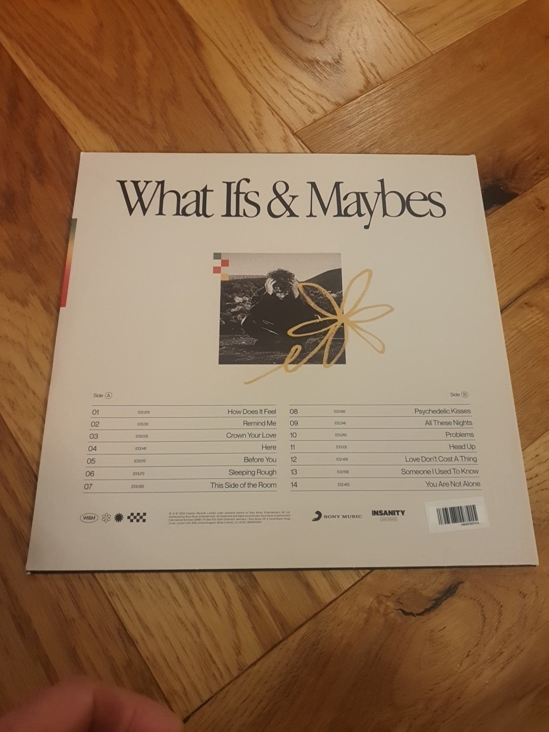 TOM GRENNAN LP What Ifs & Maybes ORANGE VINYL Limited Edition 