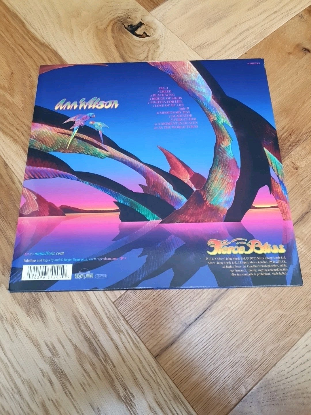 Fierce Bliss by Ann Wilson (Record, 2022) Vinyl LP Album