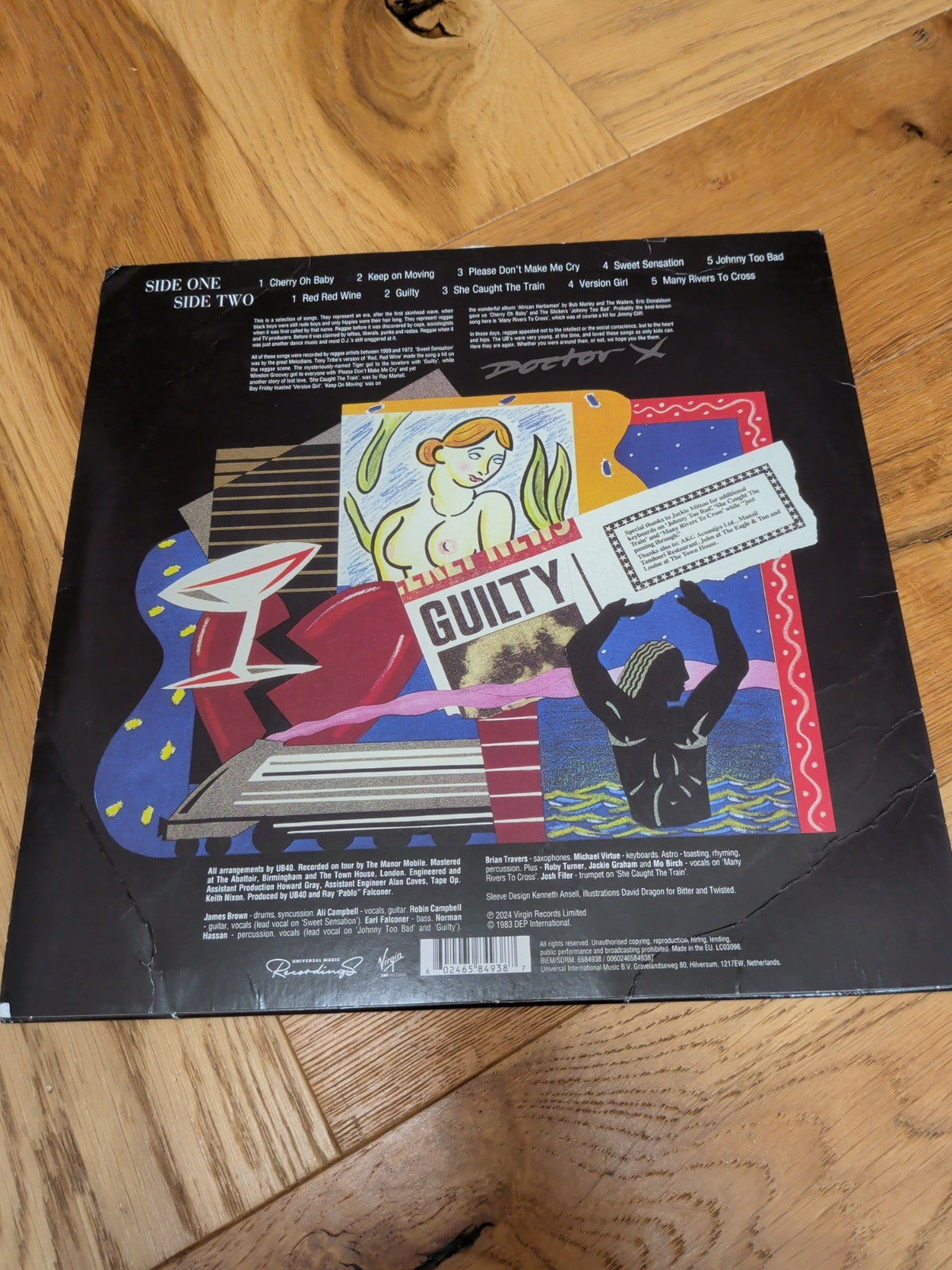 UB40 Labour Of Love Vinyl LP Blue Colour National Album Day 2024